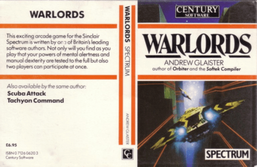Warlords box art for ZX Spectrum